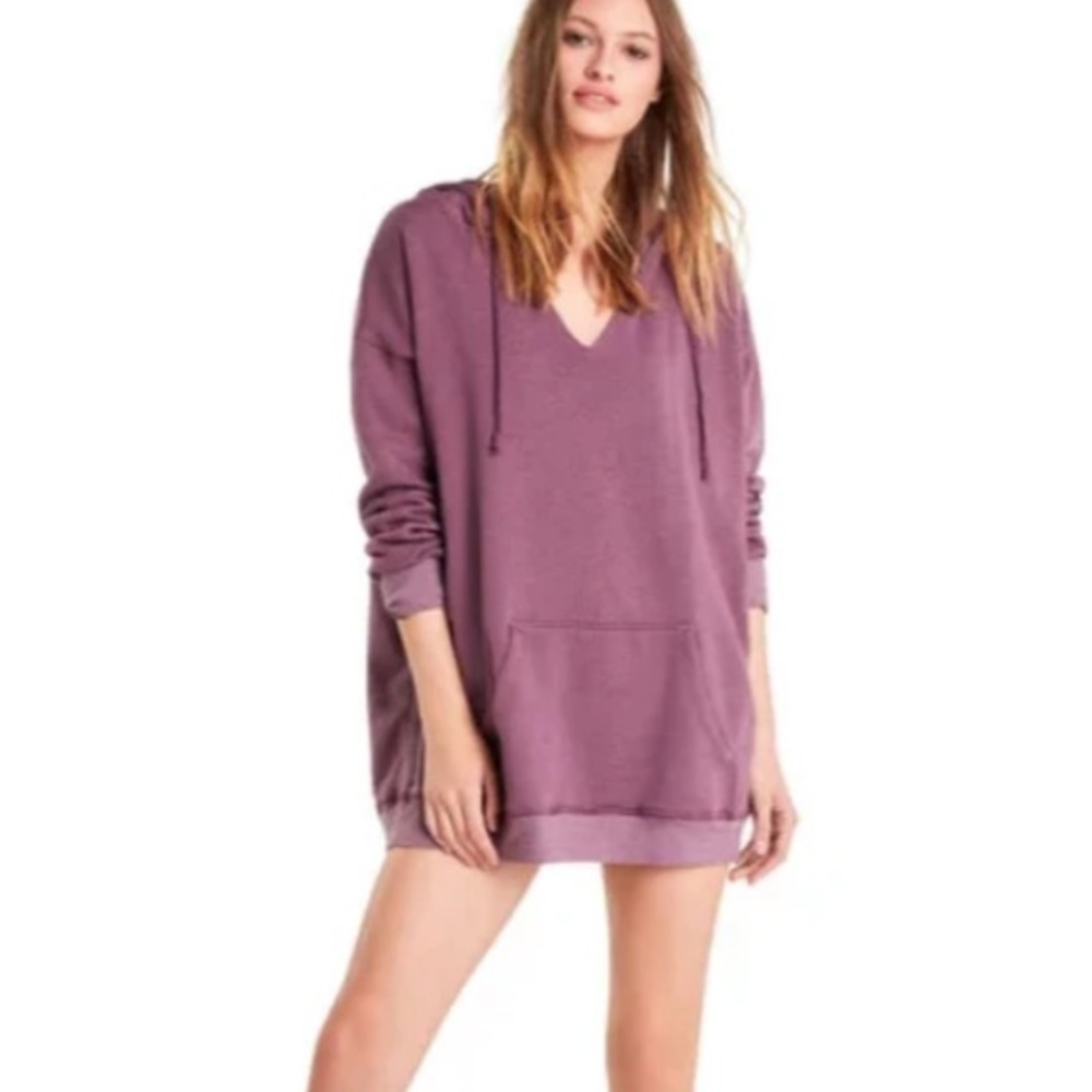 Wildfox Women's purple Front Pockets Couture Pierce Hoodie S Crushed Berry